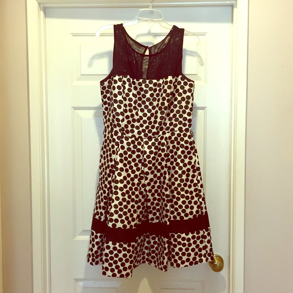 Vintage inspired polka dot dress